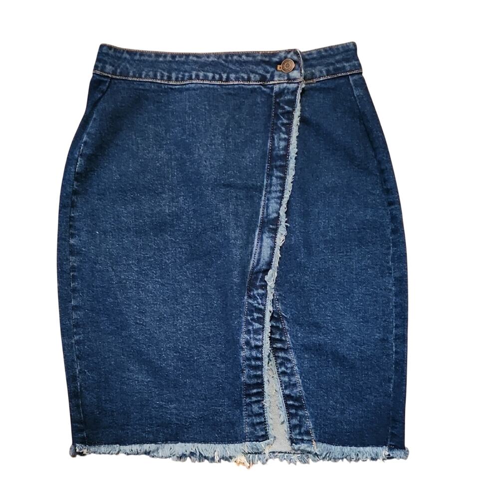 Great Smoky Los Angeles Womens medium Denim Pencil Skirt